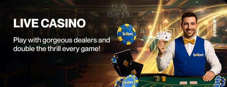 B4Bet Live Casino banner