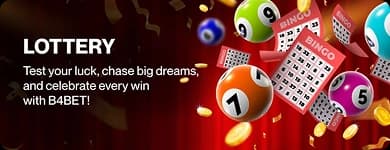 B4Bet Lottery banner