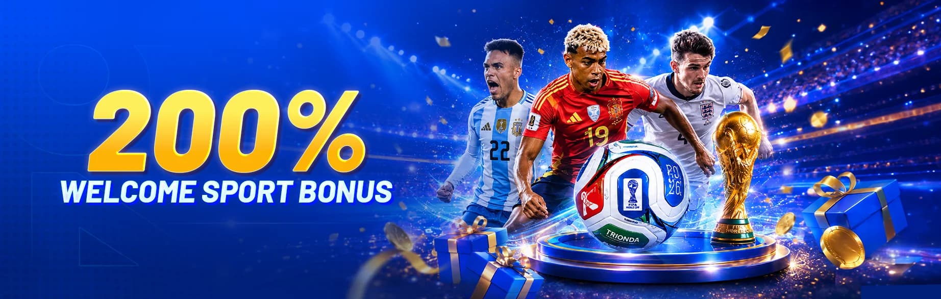 200% Welcome Sports Bonus