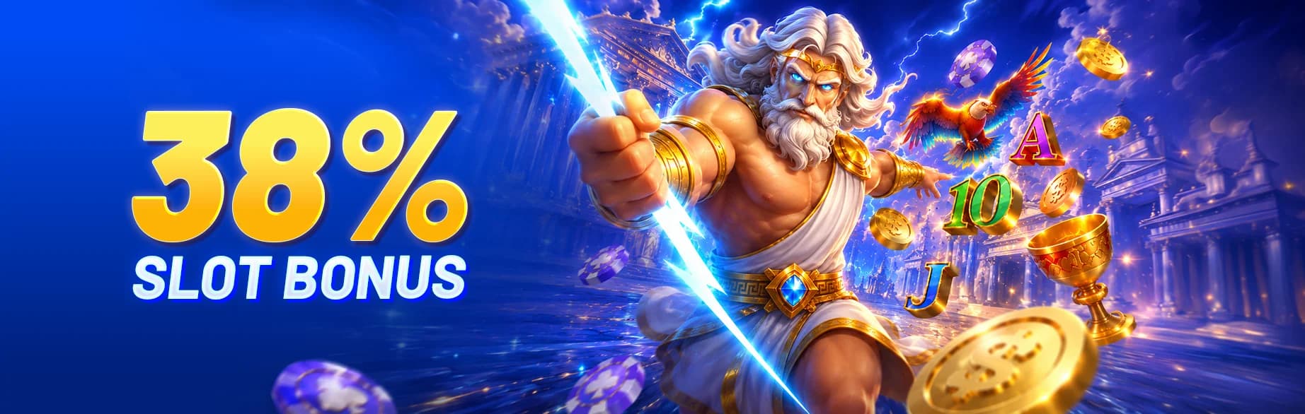38% Unlimited Slot Bonus
